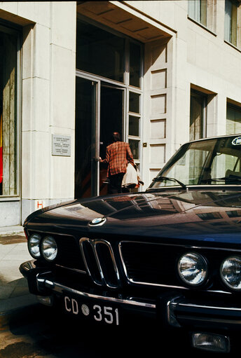 Former EP building, Boulevard de l'Empereur, in Brussel, between 1977 and 1981