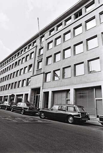 Fotagrafa 1: Former EP building, Boulevard de l'Empereur, in Brussel, between 1977 and 1981