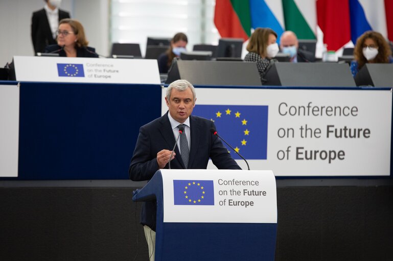 Photo 41: Conference on the Future of Europe (CoFoE) - Inaugural Plenary