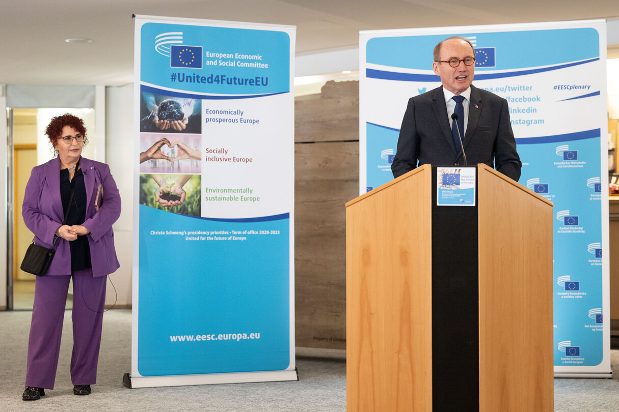 Othmar KARAS speech  at an event hosted by Mrs. Christa Schweng, President of the EESC
