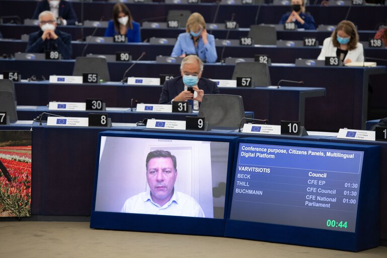 Photo 14: Conference on the Future of Europe (CoFoE) - Inaugural Plenary