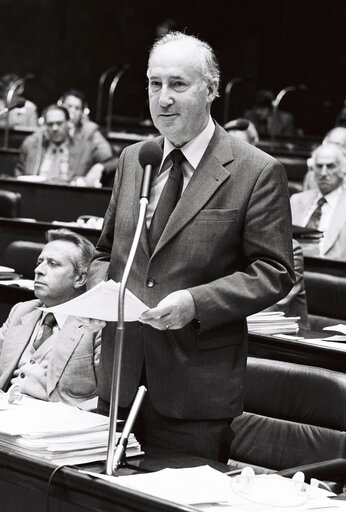 Ernst MULLER-HERMANN during a session in Luxembourg, September 1978.