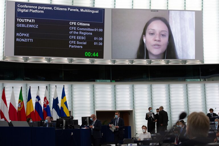 Conference on the Future of Europe (CoFoE) - Inaugural Plenary