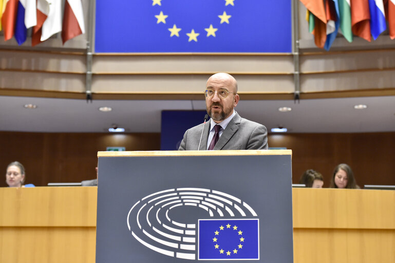 Photo 1 : EP Plenary session - Conclusions of the European Council meeting of 23-24 March 2023