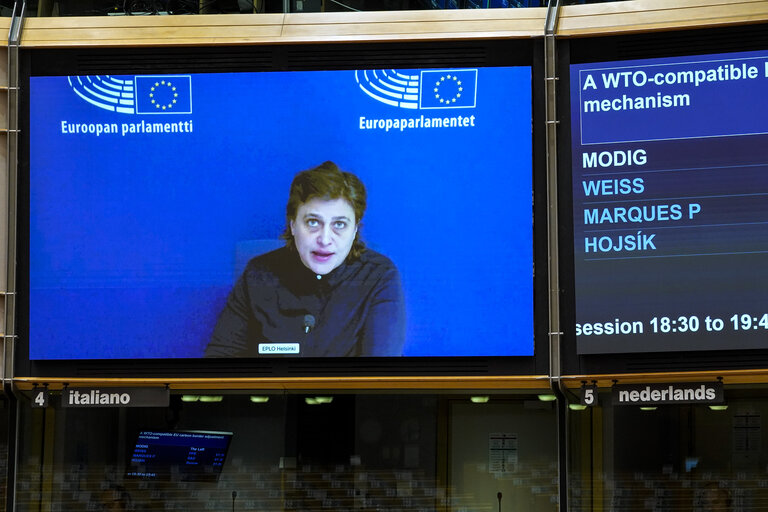 Fotografie 44: EP Plenary session - A WTO-compatible EU carbon border adjustment mechanism