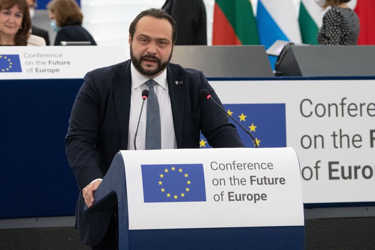 Photo 1: Conference on the Future of Europe (CoFoE) - Inaugural Plenary