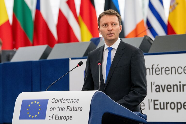 Photo 37: Conference on the Future of Europe (CoFoE) - Inaugural Plenary