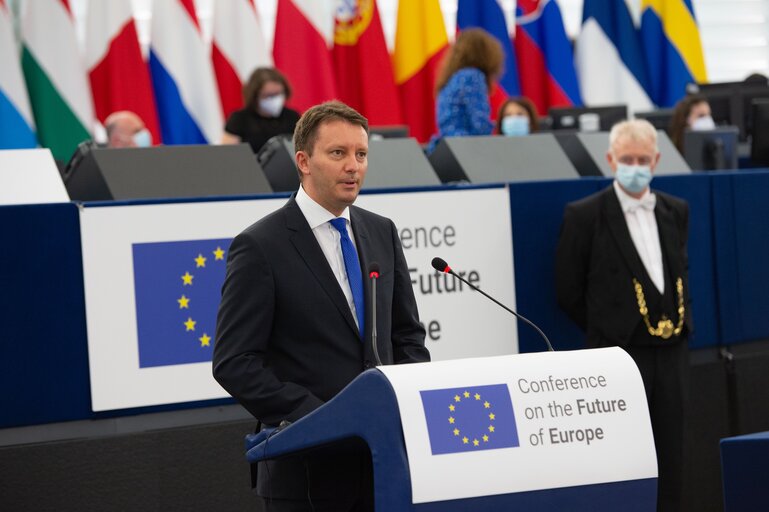 Photo 38: Conference on the Future of Europe (CoFoE) - Inaugural Plenary