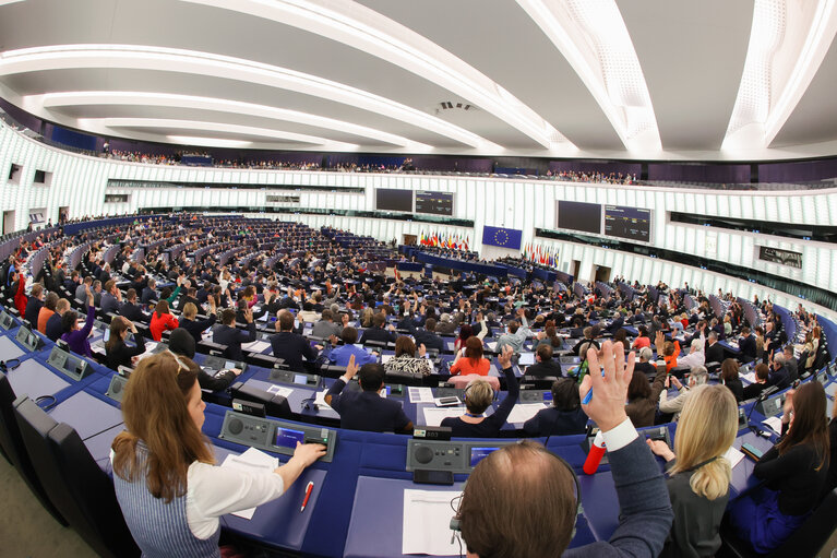 Foto 9: EP Plenary session - Voting session