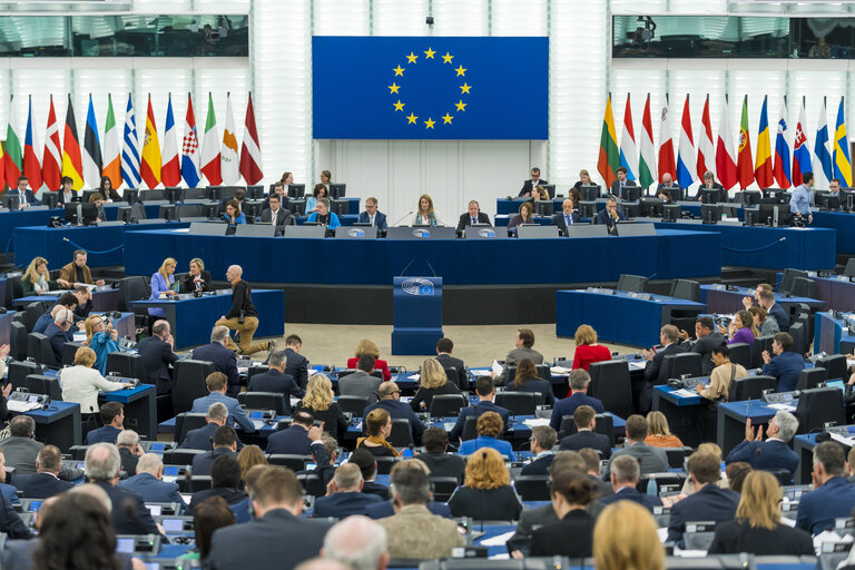 Foto 48: EP Plenary session.- Voting session