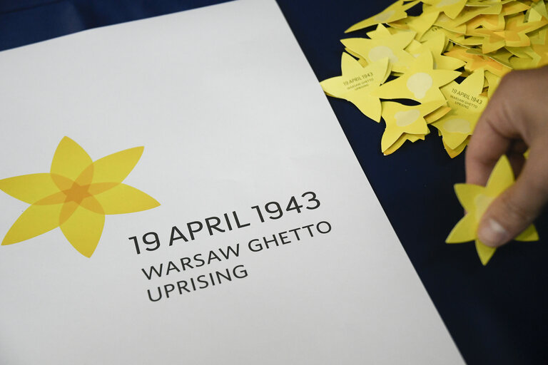 Fotografija 33: EP Plenary session - 80th anniversary of the Uprising in the Warsaw Ghetto