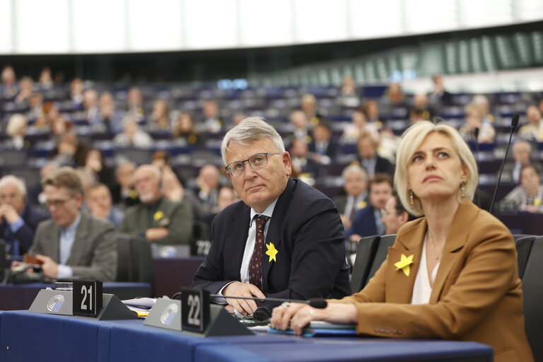 Fotografija 26: EP Plenary session - 80th anniversary of the Uprising in the Warsaw Ghetto