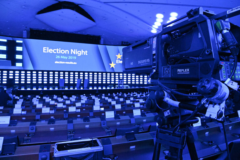 Fotografia 27: European Elections 2019 - Election night - Ambiance Shots