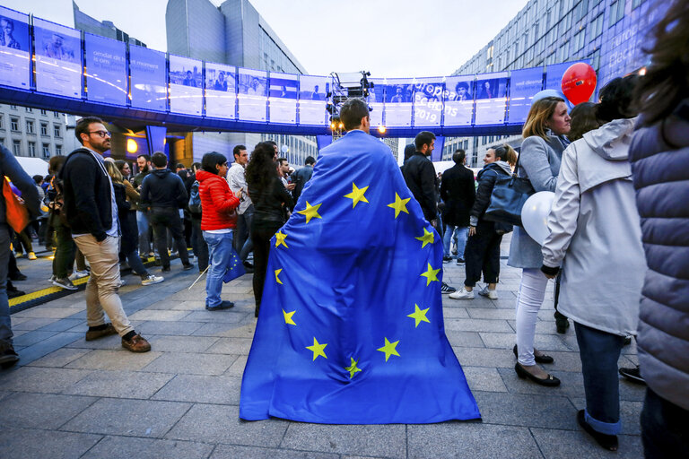 Fotografia 12: European Elections 2019 - Election night - Ambiance Shots