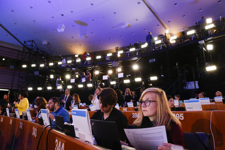 Fotografia 45: European Elections 2019 - Election night - Ambience Shots