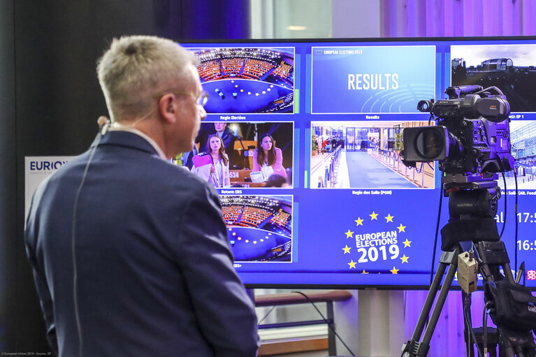 Fotografia 16: European Elections 2019 - Election night - Ambiance Shots