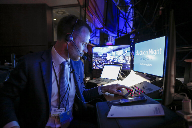 Fotografia 4: European Elections 2019 - Election night - Ambiance Shots