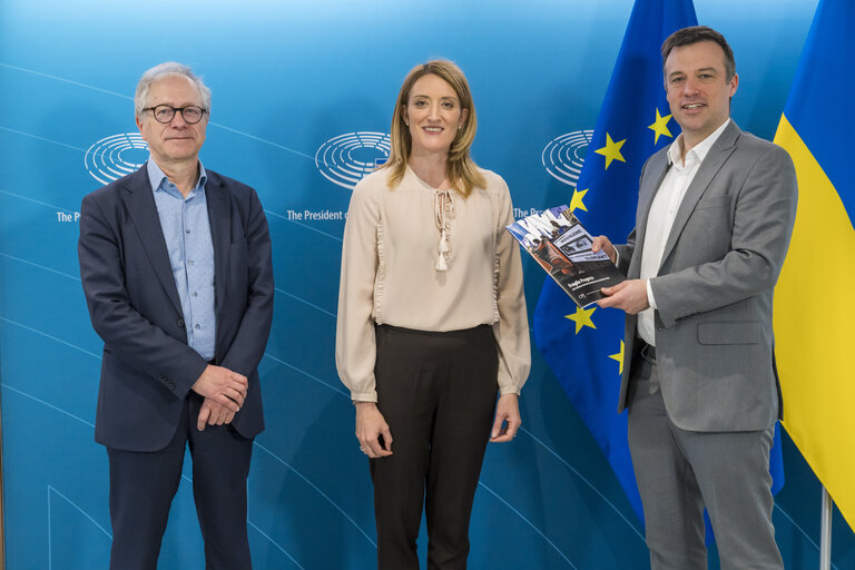 Снимка 6: Roberta METSOLA, EP President meets with CPJ Press Freedom