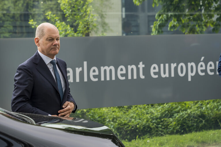 Valokuva 13: Roberta METSOLA, EP President meets with Olaf SCHOLZ, German Federal Chancellor