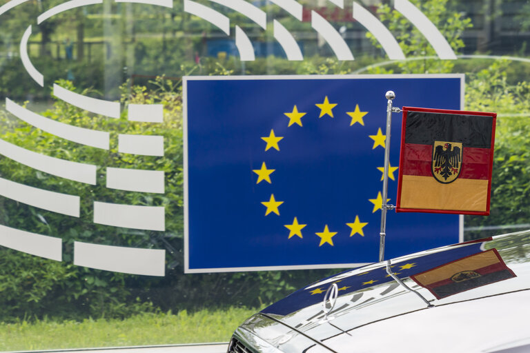 Fotó 15: Roberta METSOLA, EP President meets with Olaf SCHOLZ, German Federal Chancellor