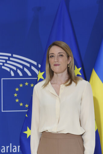 Zdjęcie 29: Roberta METSOLA, EP President meets with Marcelo Rebelo de Sousa, President of Portugal