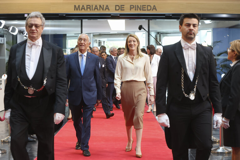 Fotó 21: Roberta METSOLA, EP President meets with Marcelo Rebelo de Sousa, President of Portugal