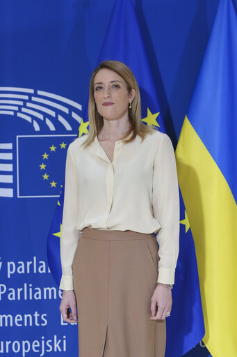 Zdjęcie 32: Roberta METSOLA, EP President meets with Marcelo Rebelo de Sousa, President of Portugal