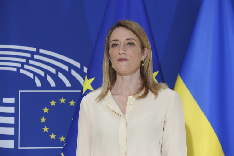 Zdjęcie 27: Roberta METSOLA, EP President meets with Marcelo Rebelo de Sousa, President of Portugal