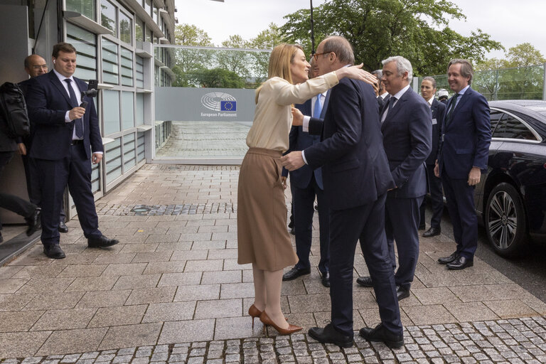 Zdjęcie 35: Roberta METSOLA, EP President meets with Marcelo Rebelo de Sousa, President of Portugal