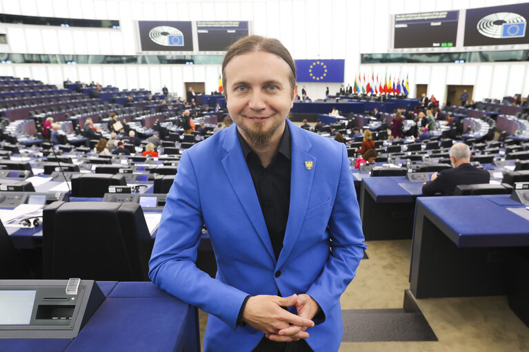 Fotografi 9: Lukasz KOHUT in the EP in Strasbourg