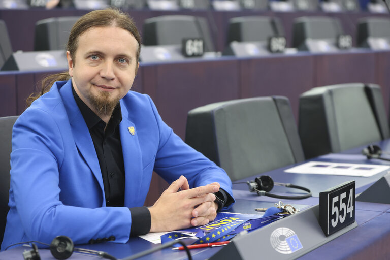 Lukasz KOHUT in the EP in Strasbourg