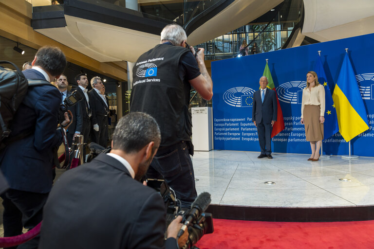 Fotó 17: Roberta METSOLA, EP President meets with Marcelo Rebelo de Sousa, President of Portugal