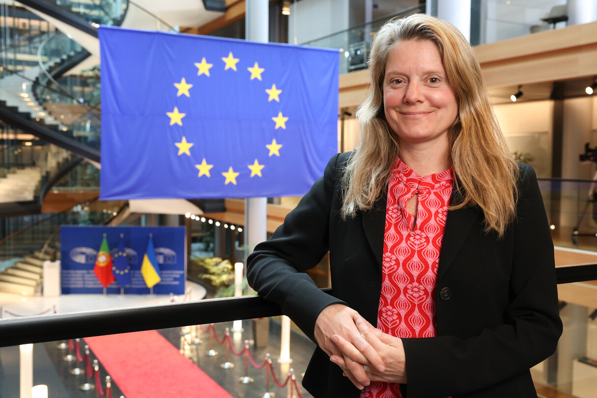 Henrike HAHN in the EP in Strasbourg