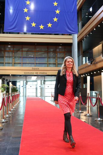 Billede 11: Henrike HAHN in the EP in Strasbourg