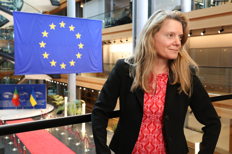 Billede 15: Henrike HAHN in the EP in Strasbourg