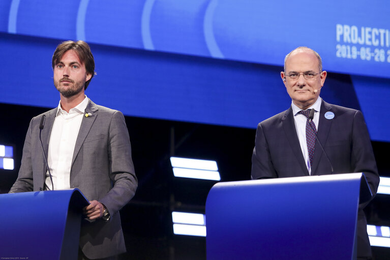 Photo 4 : Elections 2019 - Election night: First reactions by European Parliament group leaders