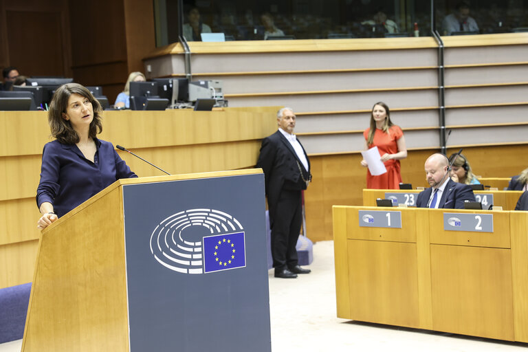 Fotó 23: EP Plenary session - Council and Commission statements - Breaches of the Rule of Law and fundamental rights in Hungary and frozen EU funds