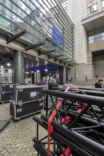 Foto 20: Elections Day 2019 - Ambiance and technical set around EP Building