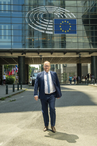 Urmas PAET in the EP in Brussels