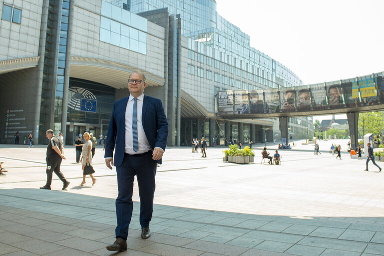 Fotogrāfija 12: Urmas PAET in the EP in Brussels