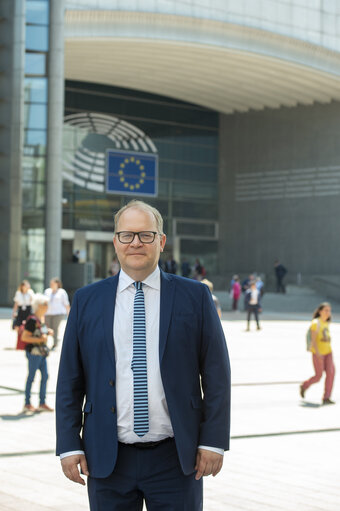 Fotogrāfija 14: Urmas PAET in the EP in Brussels