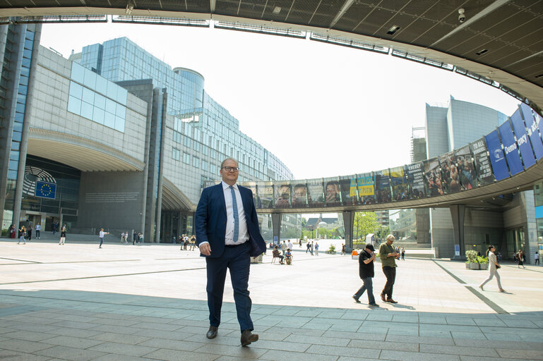 Fotogrāfija 13: Urmas PAET in the EP in Brussels