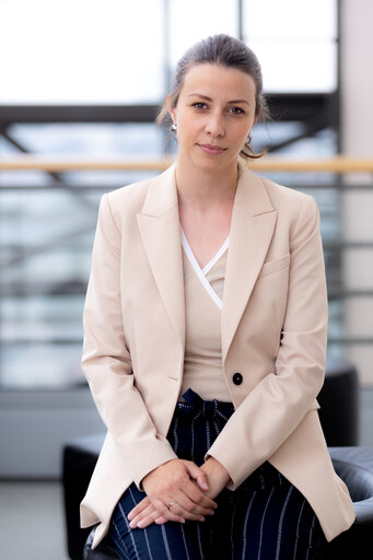 Irena JOVEVA in the EP in Brussels