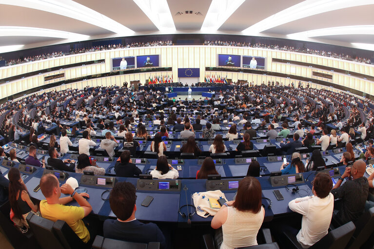 Fotografie 41: European Youth Event (EYE 2023) - Plenary session