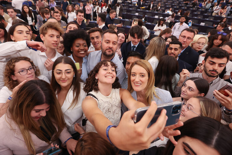 Fotografie 3: European Youth Event (EYE 2023) - Plenary session