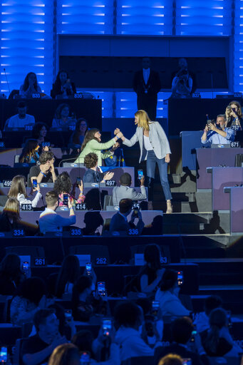 Photo 31: European Youth Event (EYE 2023).- Plenary session