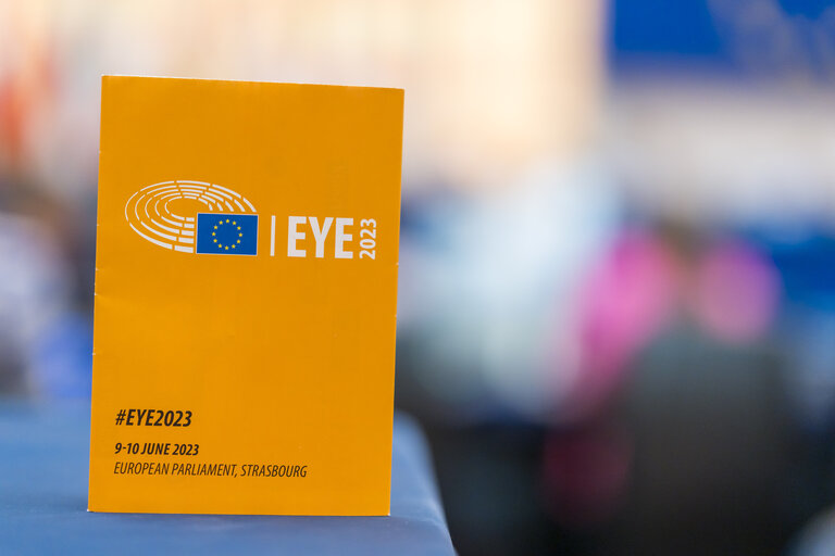 Photo 25: European Youth Event (EYE 2023).- Plenary session