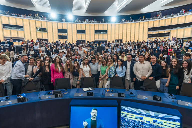 Photo 13: European Youth Event (EYE 2023).- Plenary session