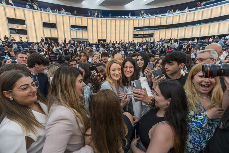 Photo 8: European Youth Event (EYE 2023).- Plenary session