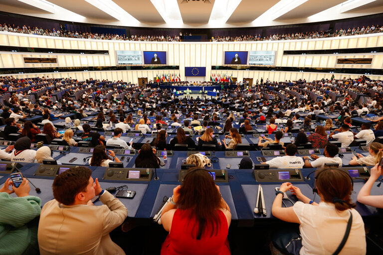 Foto 18: European Youth Event (EYE 2023) - Plenary session